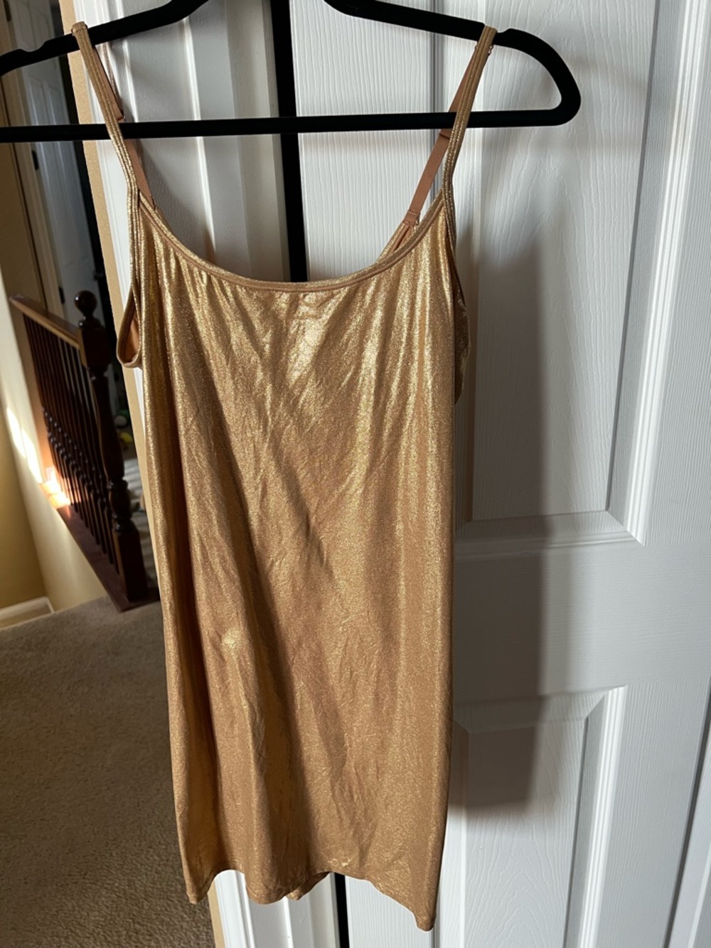 SKIMS Gold Fits Everybody Slip Dress